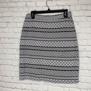 Metaphor Aztec print skirt